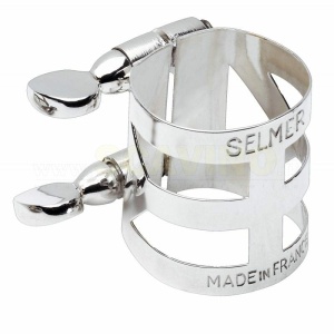 Selmer Legatura per Sax Tenore Bocchini Metallo Argentata