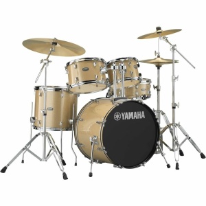Yamaha Rydeen JRDP0F5CPGCPSET Batteria 5pz con hardware e piatti Paiste 20'' Bass Champagne Glitter
