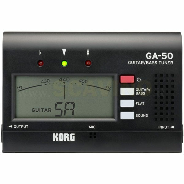 KORG GA-50 Accordatore per Chitarra Basso