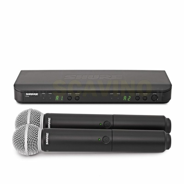 Shure BLX288ESM58 Radiomicrofono doppio capsula SM58