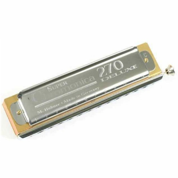 Hohner Super Chromonica 270/48 Deluxe Do Armonica 48 note fori rotondi