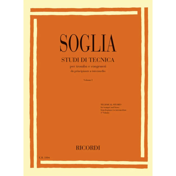 SOGLIA - Studi di tecnica per tromba e congeneri Vol. 1
