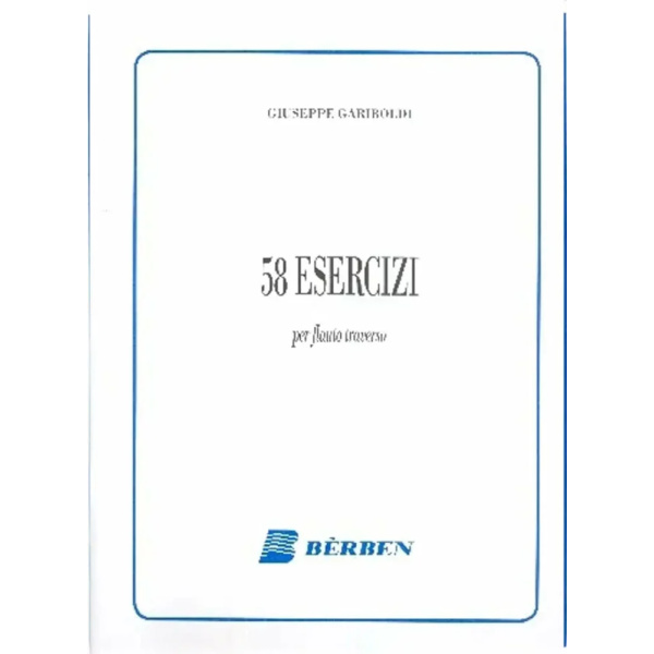GARIBOLDI – 58 Esercizi per flauto
