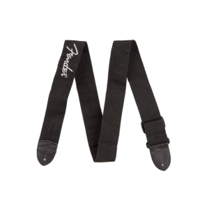 Fender Black Polyester Logo Grey