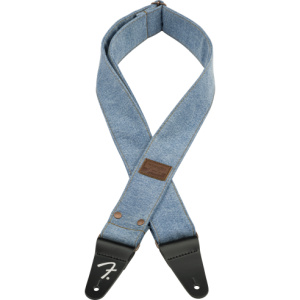FENDER STRAP X WRANGLER WASHED LIGHT INDIGO