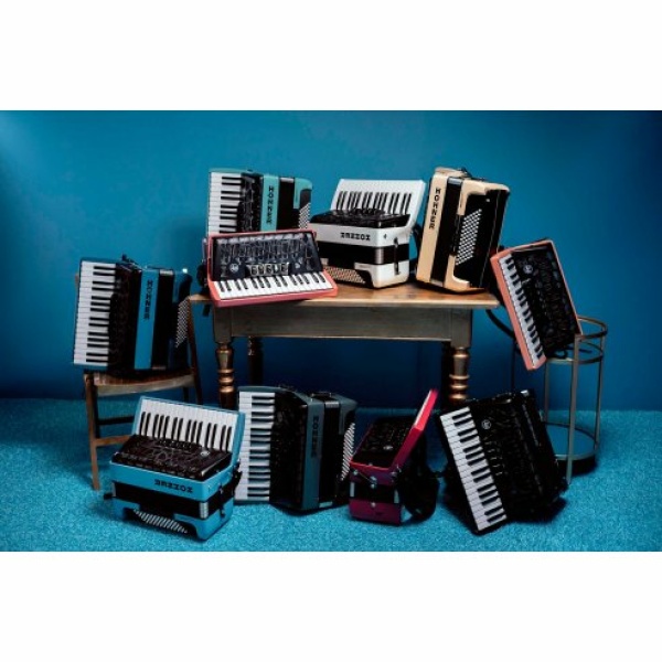 HOHNER BRAVO MYCOLOR III 72 WATER (RAL 5009)