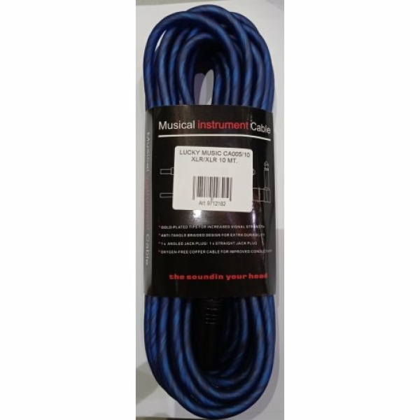 LUCKY MUSIC CA005/10 XLR/XLR 10 MT.
