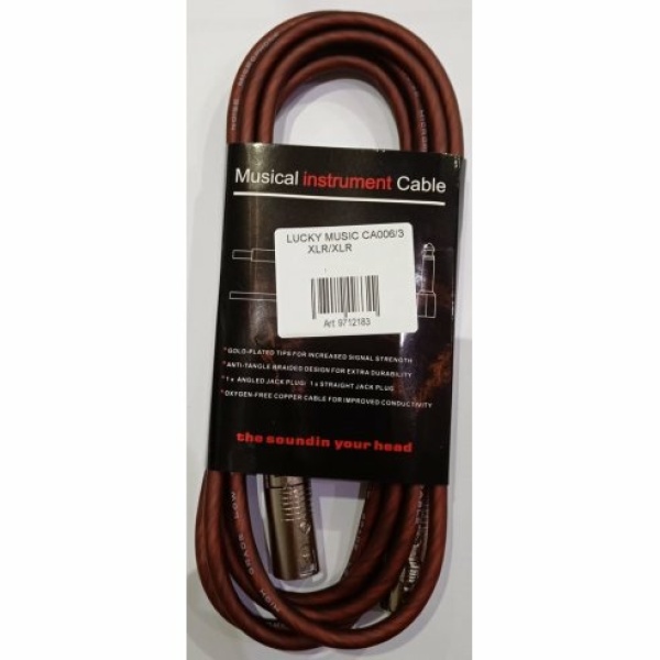 LUCKY MUSIC CA006/6 XLR/XLR 6 MT.