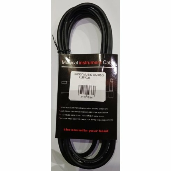LUCKY MUSIC CA008/10 XLR/XLR 10 MT.