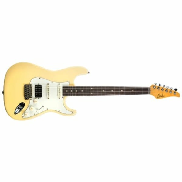 SUHR CLASSIC S ANTIQUE RW HSS VINTAGE YELLOW