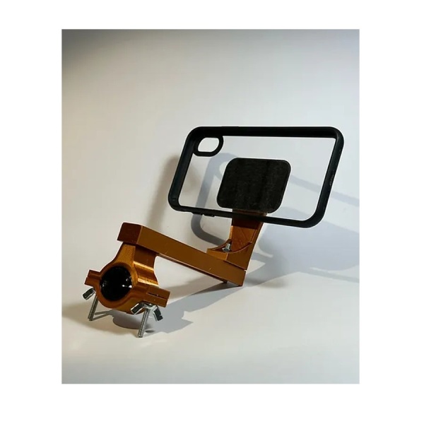 LETTURINO DORATO PORTACELLULARE TROMBONE