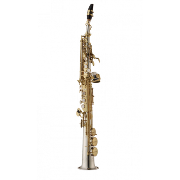 S-WO37 ELITE SAX SOPRANO IN ARGENTO MASSICCIO