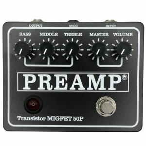 MIGFET DISTORTION PREAMP PEDALE