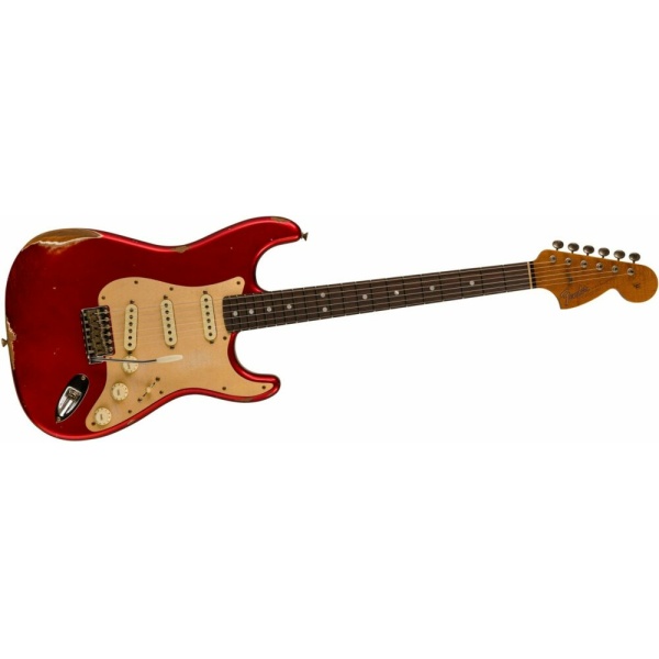 STRATOCASTER® LTD ROASTED BIGHEAD RELIC AGED CANDY APPLE RED