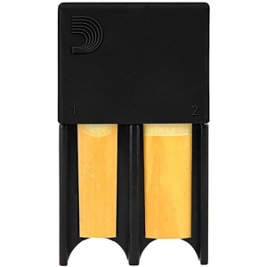 D'Addario Reed Guard Porta Ance per Sax Alto 4 Pezzi Nero