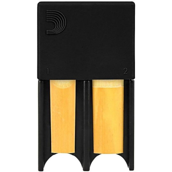 D'Addario Reed Guard Porta Ance per Sax Alto 4 Pezzi Nero