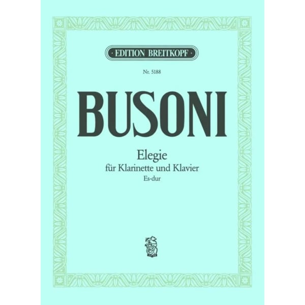 BUSONI - Elegie - K286