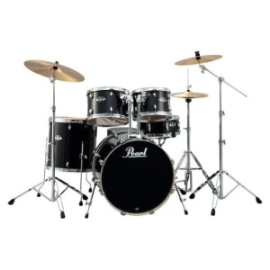 PEARL EXX705NBR/C31 BATTERIA EXPORT KIT JET BLACK + PIATTI
