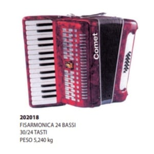 Fisarmonica Comet 24 Bassi 30 Tasti