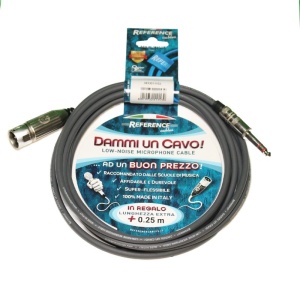Reference DAMMIUNCAVO-GR-XLRM/JTRS-2.25 Cavo XLRM - Jack Stereo 2.25m Grigio