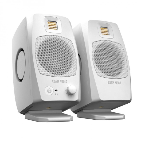 Adam Audio D3V White Coppia di Monitor da Studio 3.5'' 70W Bianco