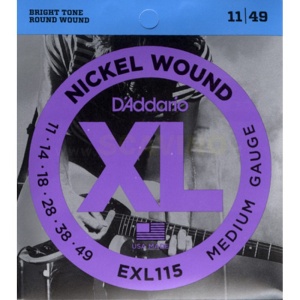 D'Addario EXL115 Muta Corde per Chitarra Elettrica 11-49