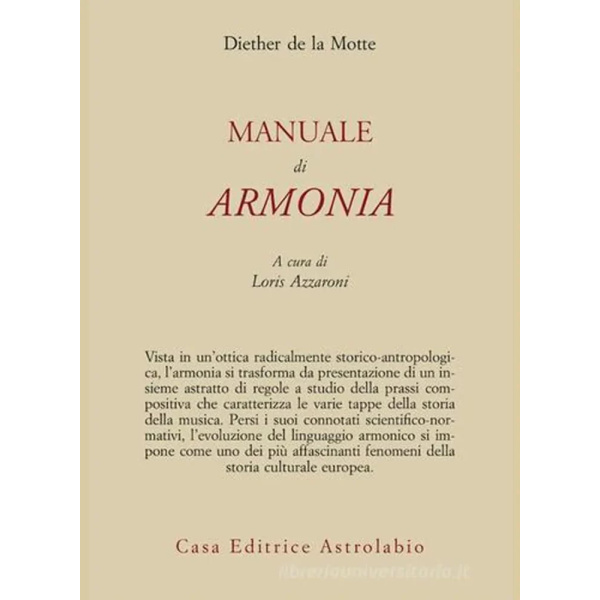 DE LA MOTTE - Manuale di Armonia