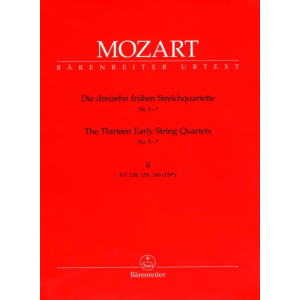 MOZART - The Thirteen Early Strings Quartets No. 5-7 KV 158