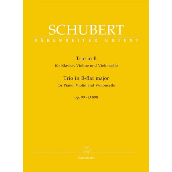SCHUBERT - Trio in B-flat major op.99 - D 898