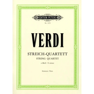 VERDI - String Quartet E minor - Parts