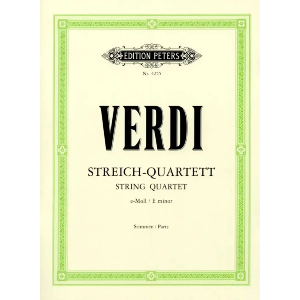 VERDI - String Quartet E minor - Parts