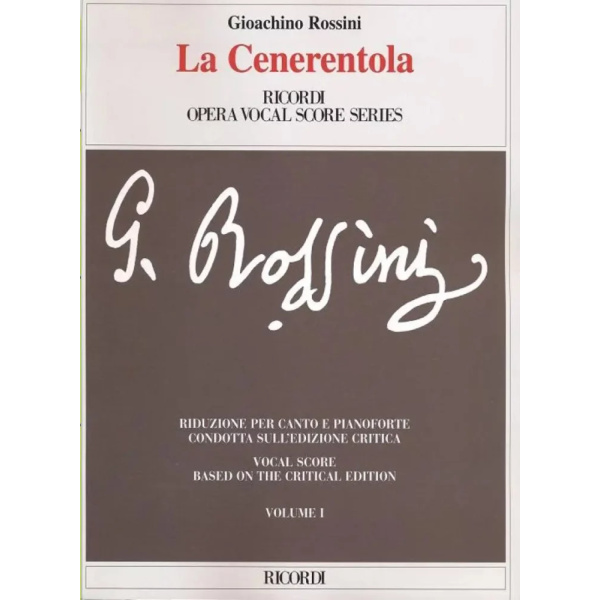 ROSSINI - La Cenerentola in due volumi - Edizione Critica