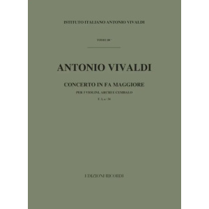 VIVALDI - Concerto in FA Maggiore  F. I n. 34 RV 551
