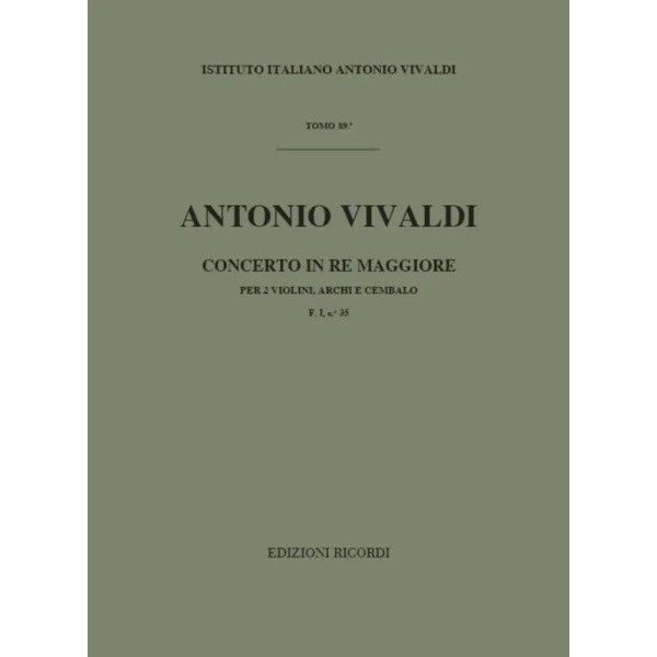 VIVALDI - Concerto in RE Maggiore  F. I n. 35 RV 511