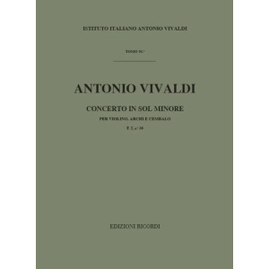VIVALDI - Concerto in SOL Minore  F. I n. 36 RV 3