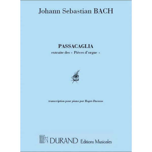 BACH - Passacaglia - extraite des "Pièces d'orgue"