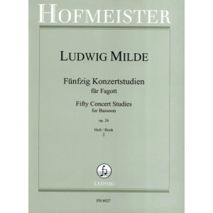 MILDE - Fifty Concert Study op.26 Volume 2