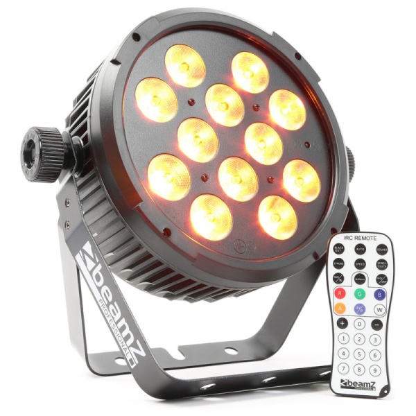 BEAMZ BT300 FLATPAR 12X12W 6IN-1 LED