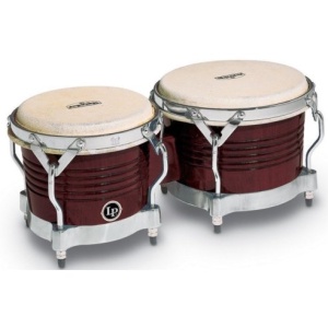 LP M201-ABW BONGOS ALMOND BROWN CHROME HARDWARE