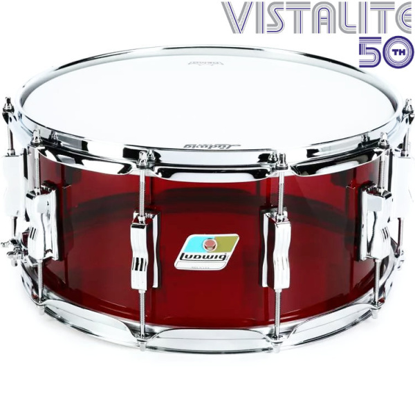 LUDWIG VISTALITE 50TH ANNIVERSARY LS903VXX RED 14X6.5"