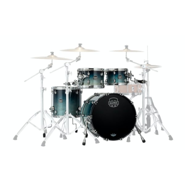 MAPEX IT SR504XRJ SATURN NEW FUSION 4 PEZZI TEAL BLUE FADE