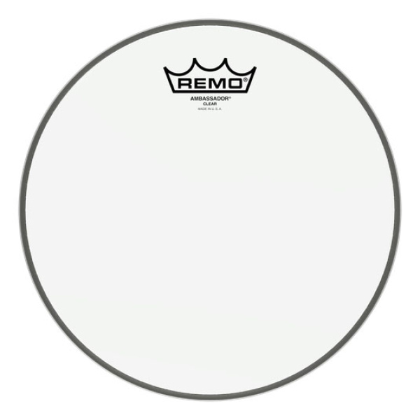 PELLE REMO AMBASSADOR 10" TRASPARENTE BA-0310-00