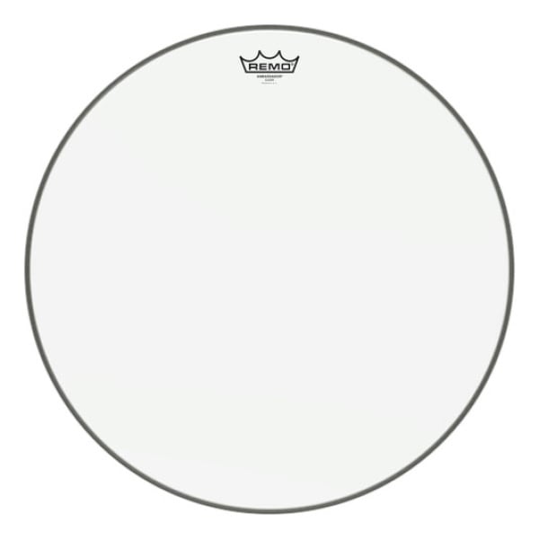 PELLE CASSA 20" TRASPARENTE REMO AMBASSADOR BA-0312-00