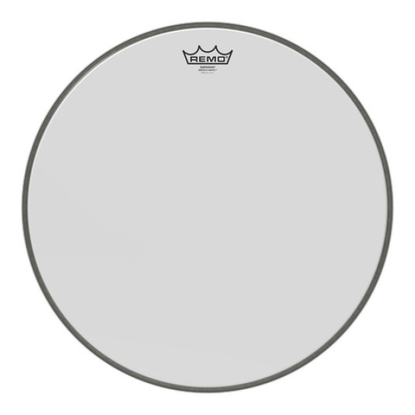 PELLE REMO EMPEROR 18" SMOOTH WHITE PER CASSA BB-1218-00