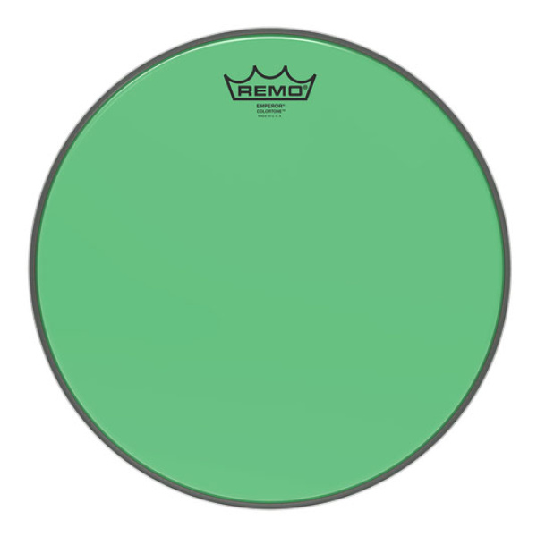 REMO EMPEROR COLORTONE 13" GREEN BE-0313-CT-GN