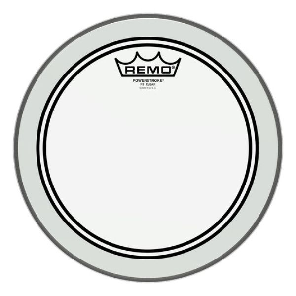 PELLE REMO POWERSTROKE 3 10" TRASPARENTE PS-0310-BP