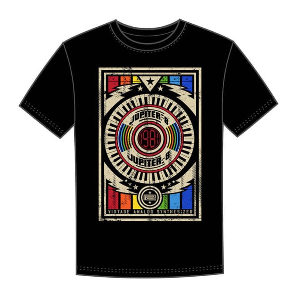 ROLAND TSHIRT JUPITER-8 M BLACK