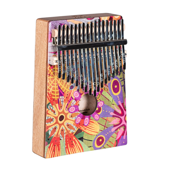 SELA SE 253 ART SERIES KALIMBA 17 FLOWER POWER