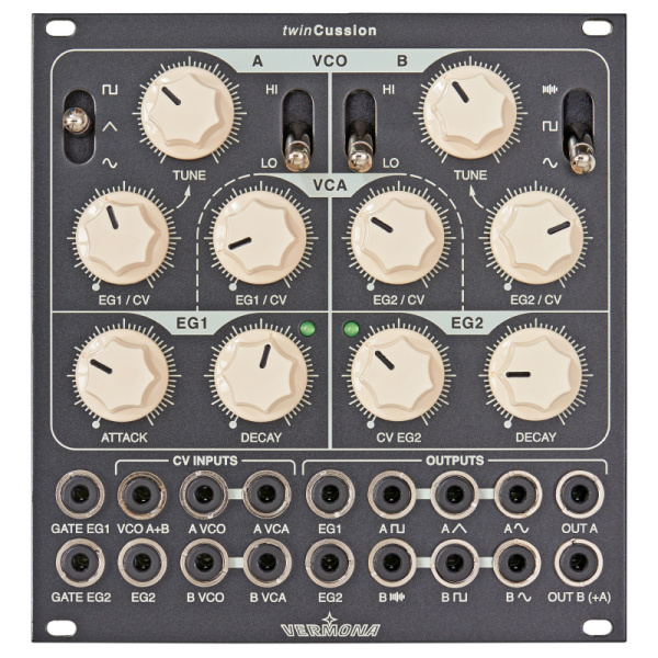 EURORACK VERMONA TWINCUSSION DRUM-SYNTH