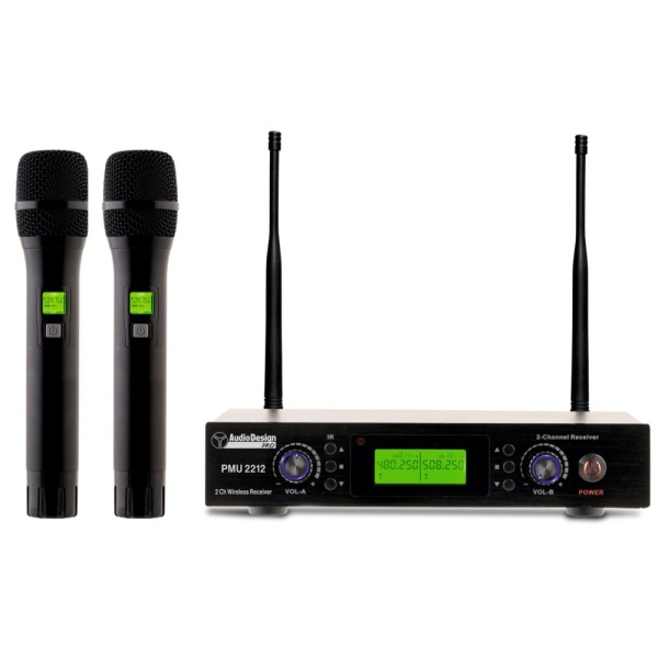 PMU 2212 SISTEMA 2 MICROFONI WIRELESS